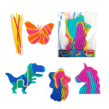 Toi-toys toi toys fun figurenplaat curly board mini met 10x sliert