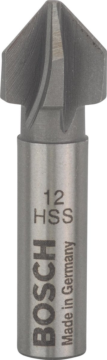 Bosch - conische verzinkboor hss met 5 boorplaatjes, din 335 12,0 mm, m6, 40 mm, 8 mm