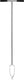 Talen tools – grondboor – verzinkt staal – 7 cm – rubberen handvatten