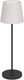 Eglo leonero tafellamp - oplaadbaar - led - 34 cm - zwart beige - instelbaar wit licht - draadloos - dimbaar