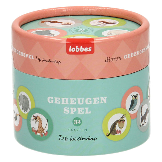 Lobbes memospel dieren van fiep, 32dlg.