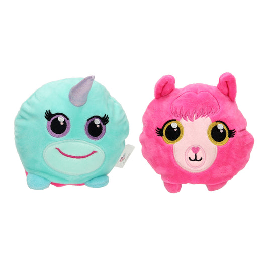Omkeerbare dieren knuffel