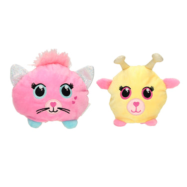 Omkeerbare dieren knuffel