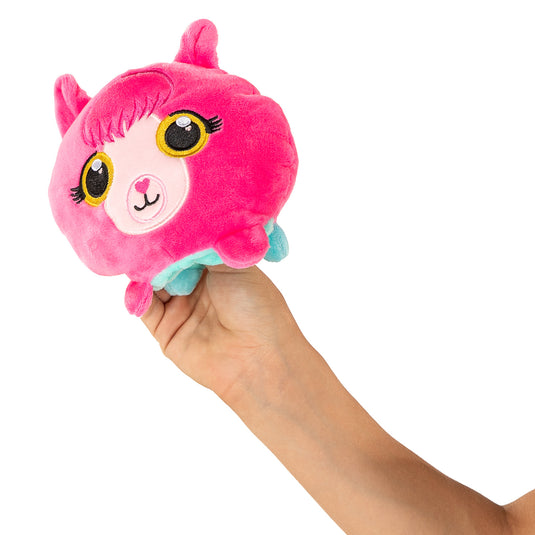 Omkeerbare dieren knuffel