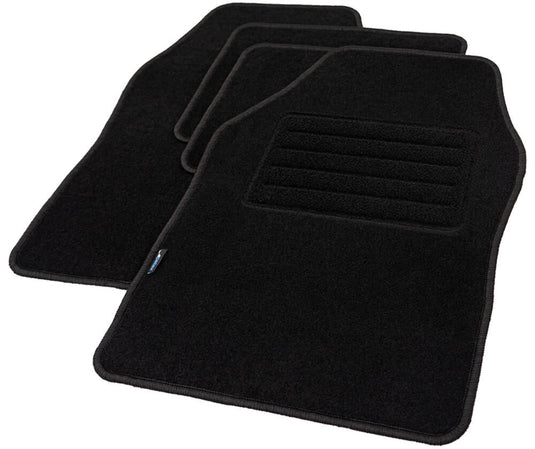 Petex voetmat florida 3 car carpet florida3 gr.0 black 4-piece