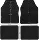 Petex voetmat florida 3 florida3 car mat, size 0 black 4-piece set