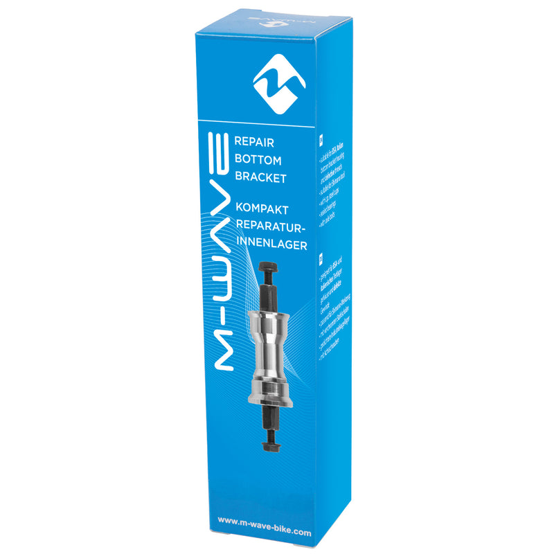 Load image into Gallery viewer, M-Wave Vervangende trapas JIS 113 mm zilver
