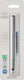Parker vector-vulpen | roestvrij staal met chrome afwerking | mediumpunt | blauwe inkt | hangtab