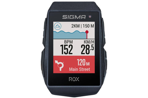 Sigma rox 11.1 evo gps hr set b/w short butler+ant+/ble chestr+usb-c