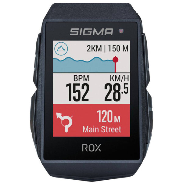 Sigma rox 11.1 evo gps hr set b/w short butler+ant+/ble chestr+usb-c