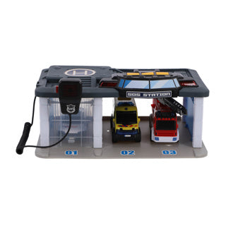 Dickie garage rescue center met licht en geluid b o nl