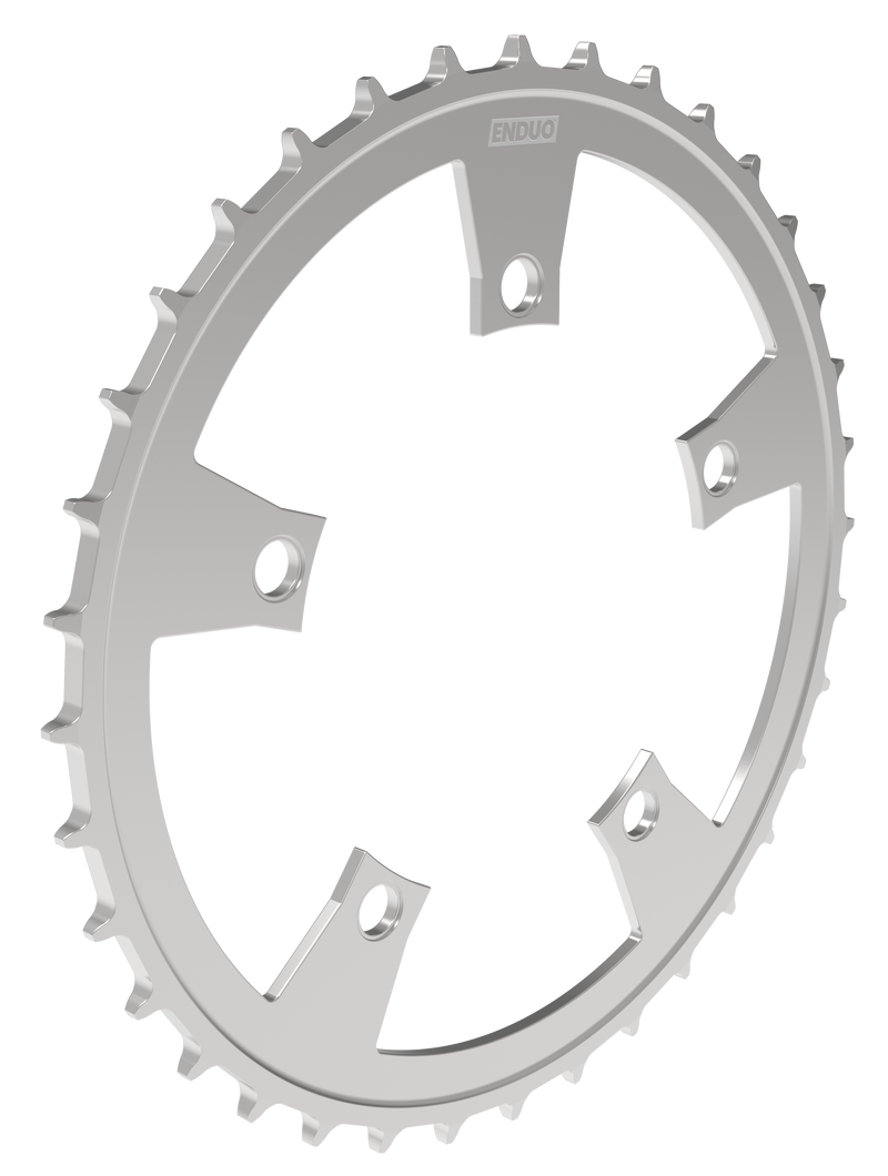 Load image into Gallery viewer, Kettingblad 72T Enduo Cargo 5-B 130-BCD Cl-46.7mm - zilver
