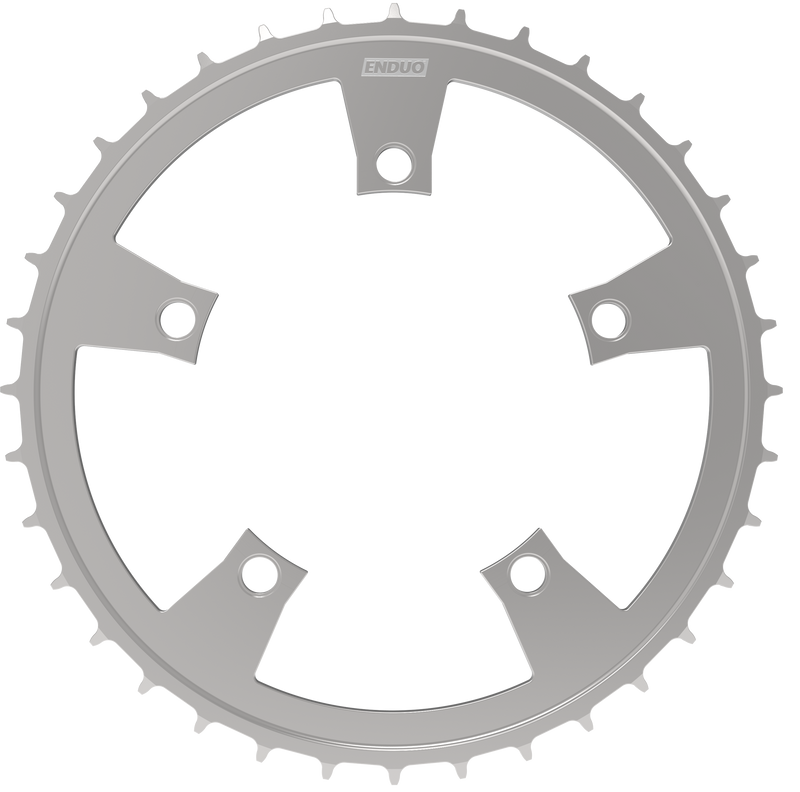 Load image into Gallery viewer, Kettingblad 72T Enduo Cargo 5-B 130-BCD Cl-46.7mm - zilver
