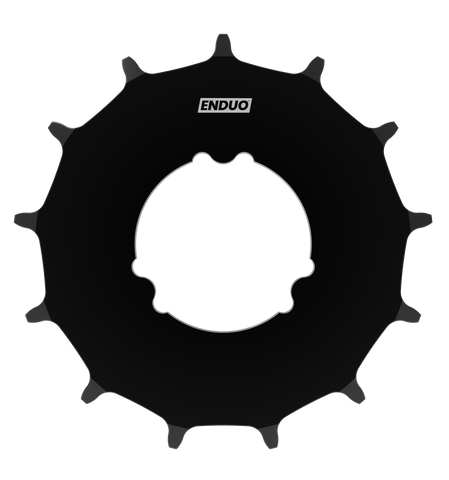 Enduo cargo Tandwiel 26T Enduo Cargo Nexus Alfine zwart