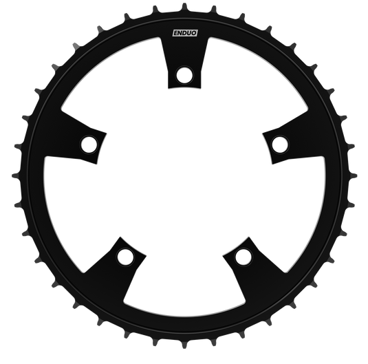 Kettingblad 72T Enduo Cargo 5-B 130-BCD Cl-46.7mm - zwart