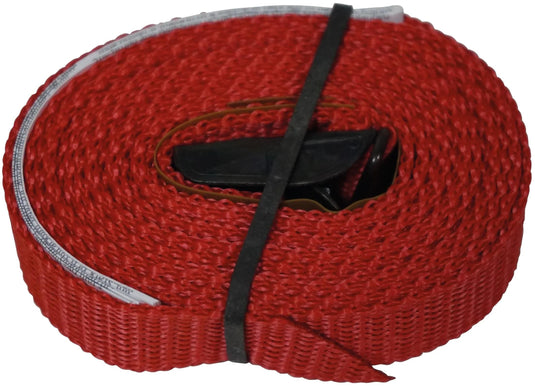 Autostyling seehase spanband fasty tension handle strap fast red 200x2cm 300kg