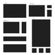 The crafter's workshop • template 30x30cm basic rectangles