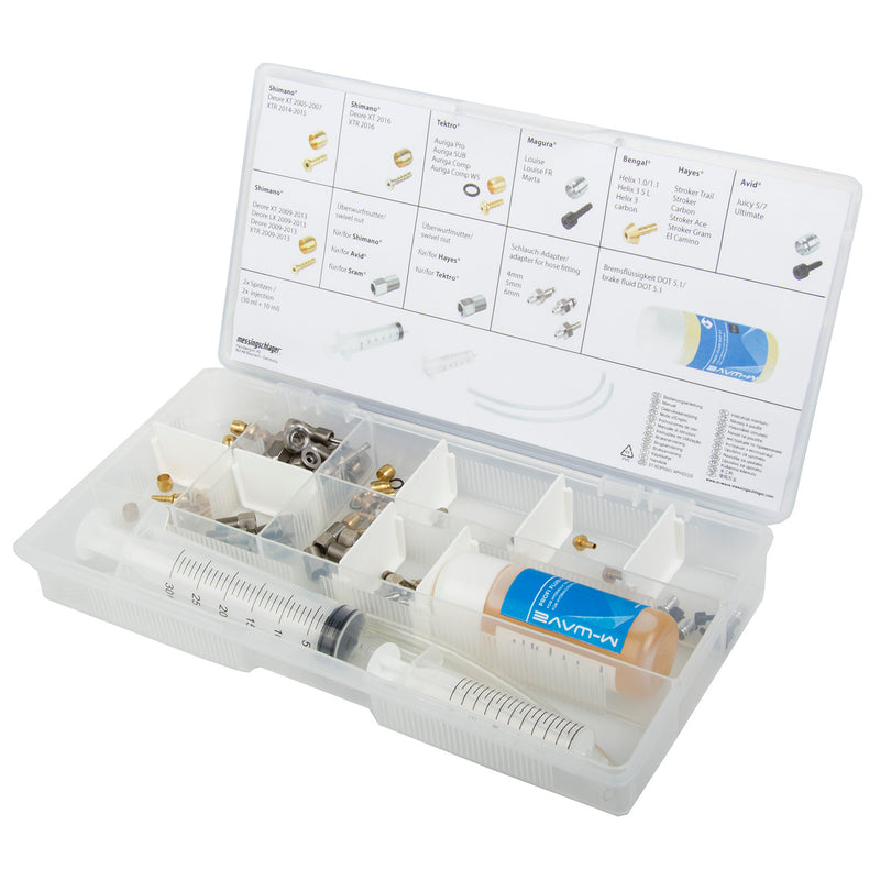 Load image into Gallery viewer, M-wave brake doc box bleeding kit for disc brakes
