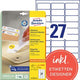 Etiketten avery zweckform wit