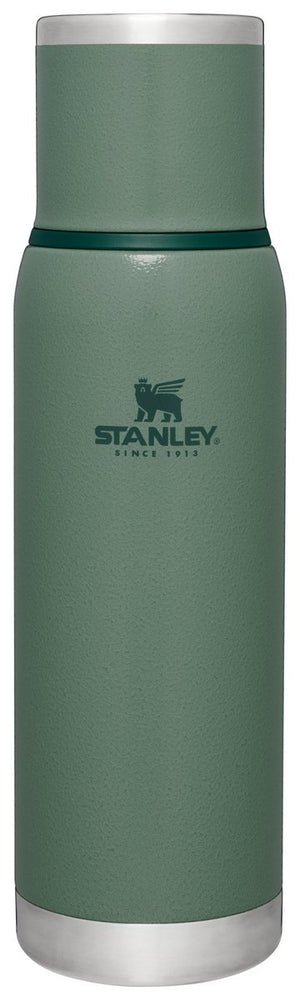 Stanley adventure to-go thermosfles 1l - 25 uur warm - 27 uur koud - lekvrij - geïsoleerd deksel - bpa-vrij - doorschenkstop om gecontroleerd te schenken - hammertone green