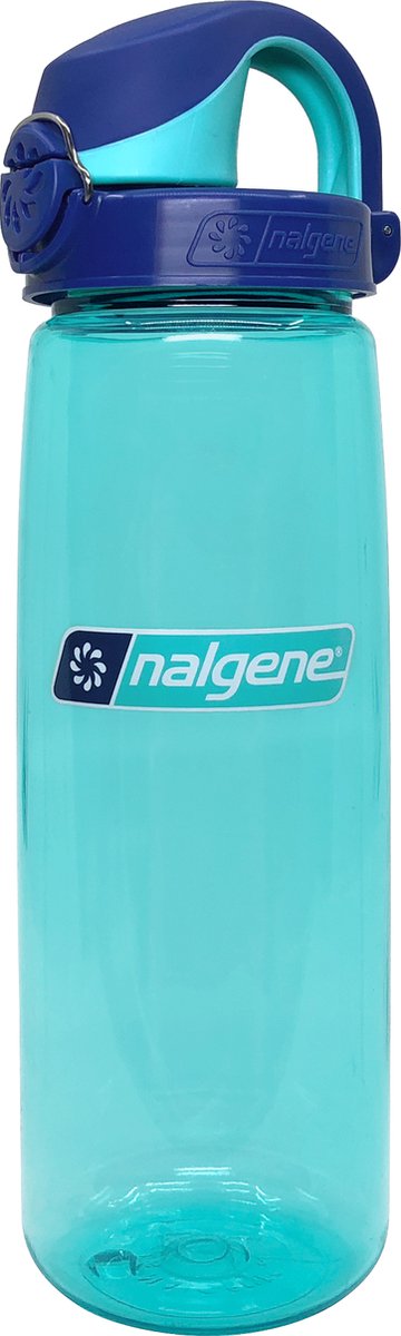 Nalgene - otf - drinkfles - waterfles - lekvrij - bidon - 650ml - sustain - aqua blue cap