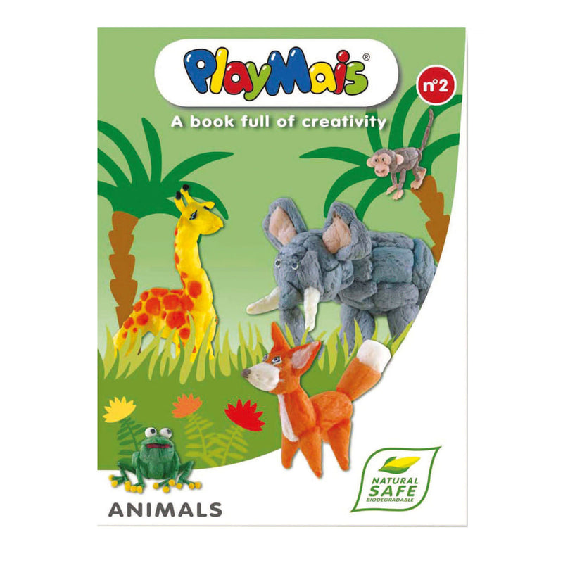 Load image into Gallery viewer, Playmais voorbeeldenboekje - dieren
