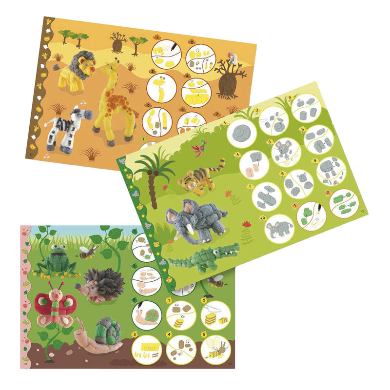Load image into Gallery viewer, Playmais voorbeeldenboekje - dieren
