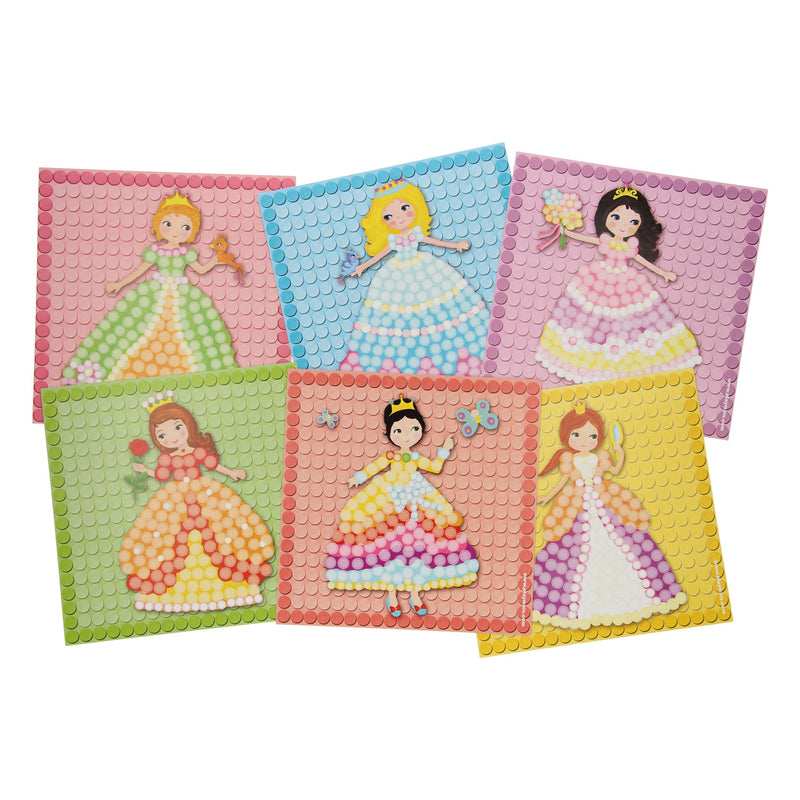 Load image into Gallery viewer, Playmais mosaic kaarten versieren prinses
