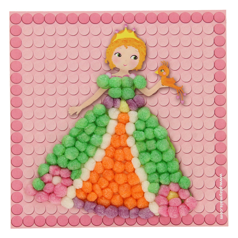 Load image into Gallery viewer, Playmais mosaic kaarten versieren prinses
