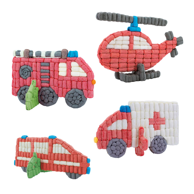 Load image into Gallery viewer, Playmais fun to play brandweerwagen
