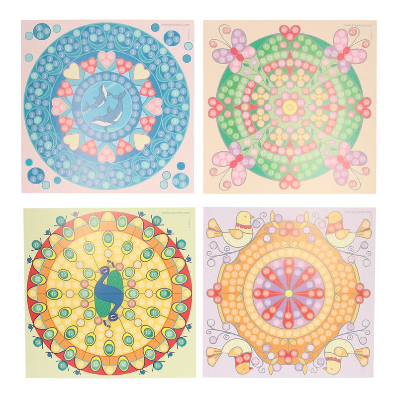 Load image into Gallery viewer, Playmais mosaic kaarten versieren trendy mandala

