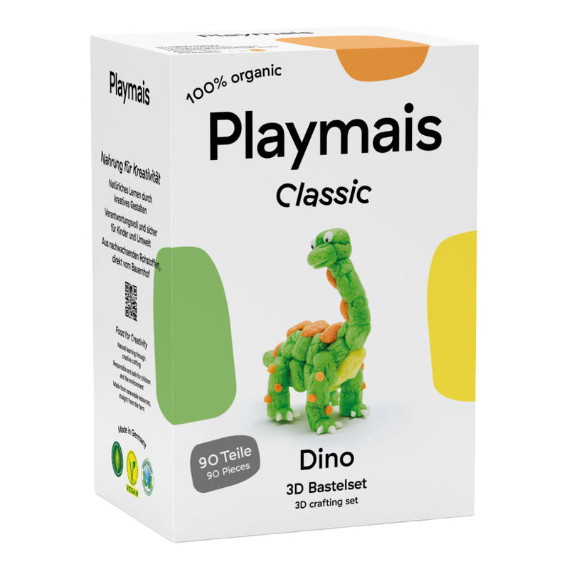 Load image into Gallery viewer, Playmais classic 3d dino - 90 stukjes
