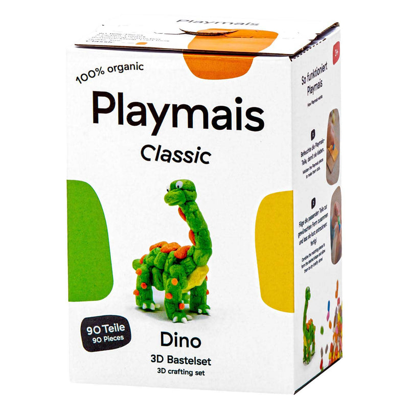 Load image into Gallery viewer, Playmais classic 3d dino - 90 stukjes

