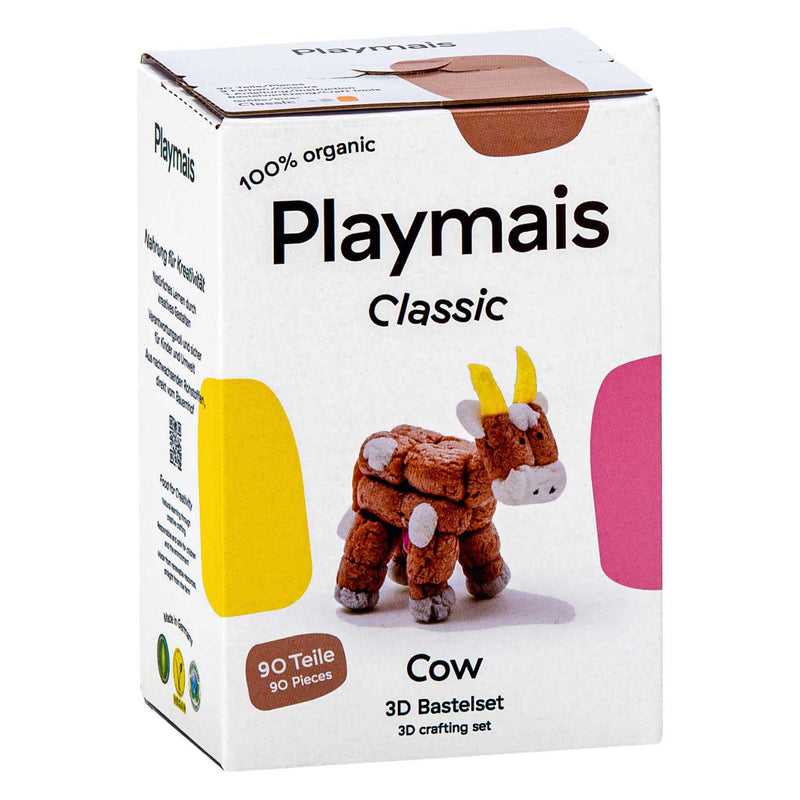 Load image into Gallery viewer, Playmais classic 3d koe - 90 stukjes
