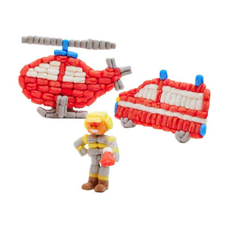 Load image into Gallery viewer, Playmais classic brandweer - 800 stukjes
