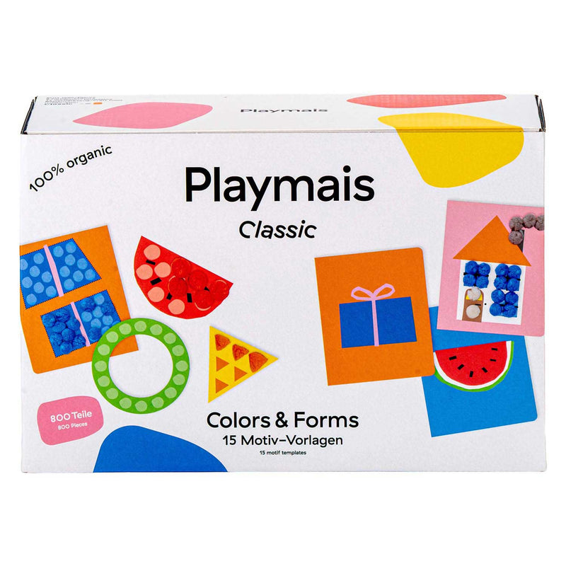 Load image into Gallery viewer, Playmais classic colors forms - 800 stukjes
