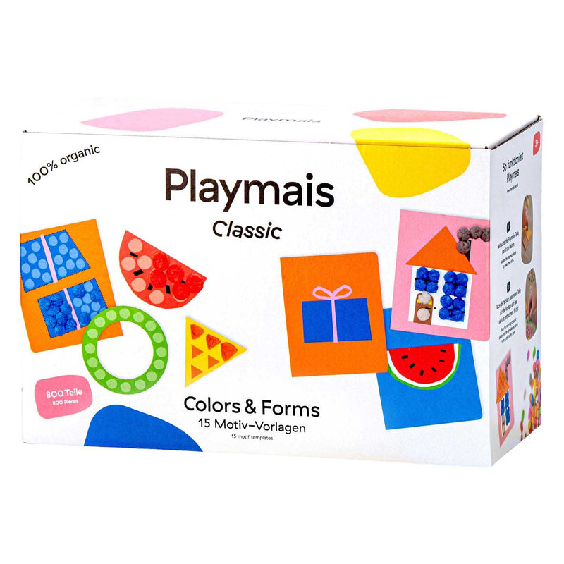 Load image into Gallery viewer, Playmais classic colors forms - 800 stukjes
