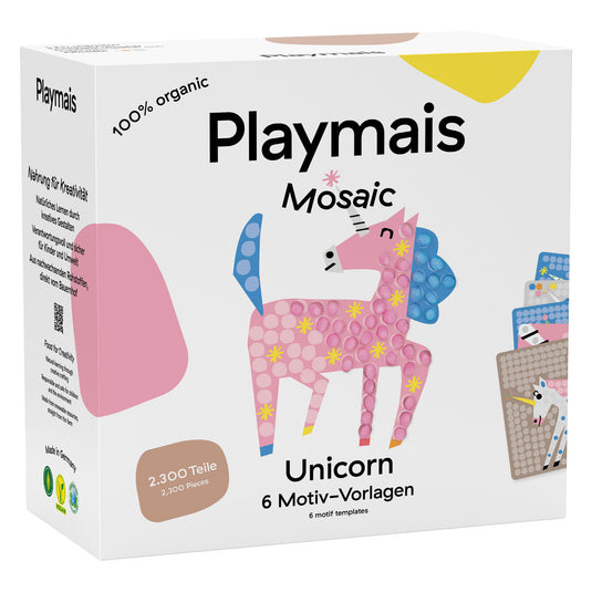 Playmais mosaic eenhoorn - 2300 stukjes