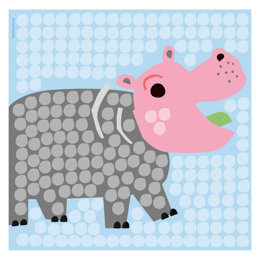 Playmais mosaic kaarten versieren zoo