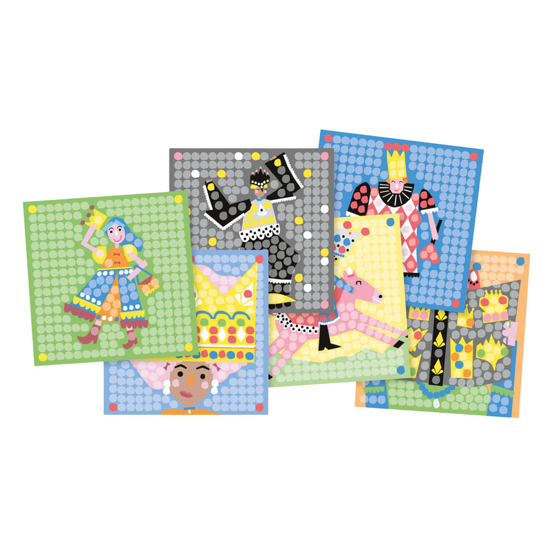 Load image into Gallery viewer, Playmais mosaic kaarten versieren prinses
