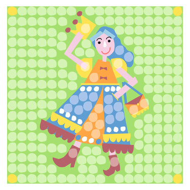Playmais mosaic kaarten versieren prinses