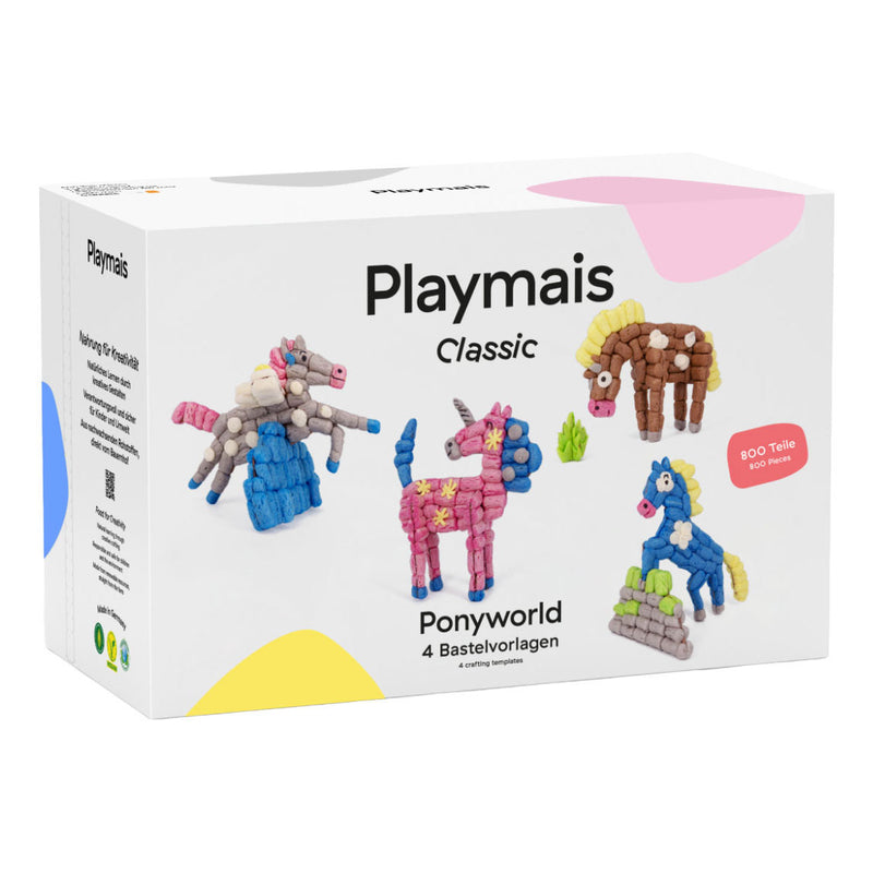 Load image into Gallery viewer, Playmais classic ponywereld - 800 stukjes
