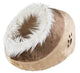 Trixie kattenmand iglo minou beige bruin