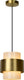 Lucide firmin - hanglamp - ø 20 cm - 1xe27 - mat goud messing
