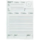Ursus telefoonnotitieblok a5 60 g m² wit