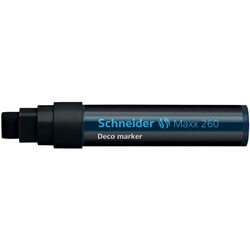 Schneider schrijfwaren krijtmarker schneider maxx260 zwart 2-15 mm