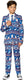 Suitmeister christmas blue nordic - kids kerstpak - kerst outfit - blauw - 8-10 jaar - maat m