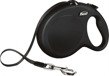 Flexi producten rollijn new classic band zwart l 8 meter tot 50kg