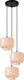 Lucide medine - hanglamp - ø 46 cm - 3xe27 - opaal
