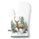Ambiente ovenhandschoenwinter stag white 18x30cm katoen